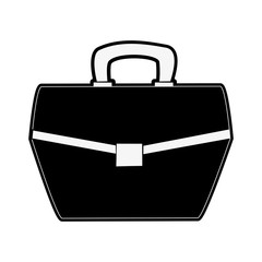 Business briefcase isolated