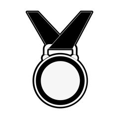Medal trophy symbol
