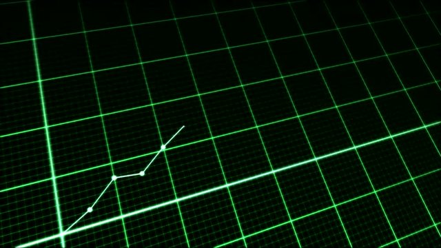 Rising Business Chart Animation - Green