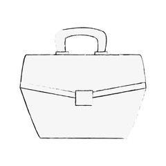 Business briefcase isolated