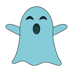 Ghost funny cartoon