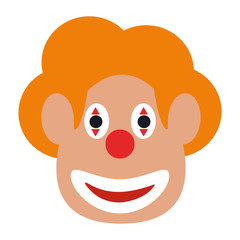 Funny clown mask