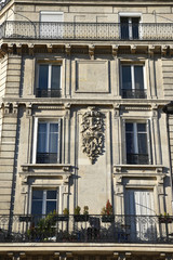 Immeuble haussmannien à Paris, France