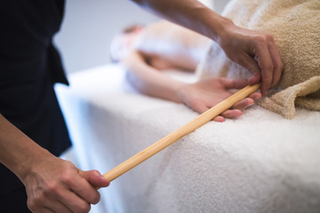 Hand and palm massage