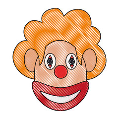 Funny clown mask