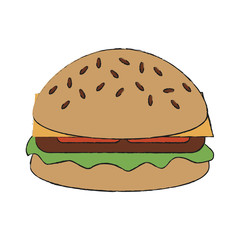 Hamburger fast food