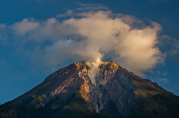 Ebulobo Volcano erupts along Indonesia's Ring of Fire, near Bajawa Flore