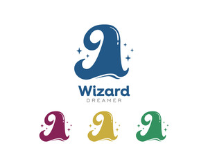 Wizard Fun Night Modernn Logo