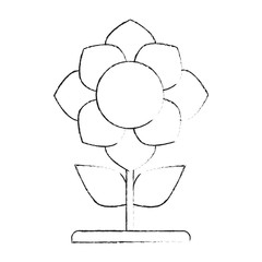 Beautiful flower symbol