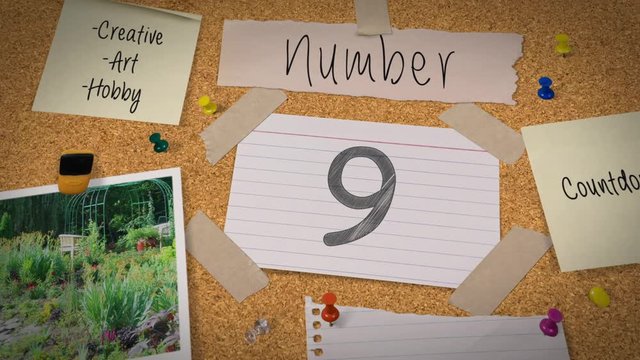 Bulletin Board Top Ten Countdown