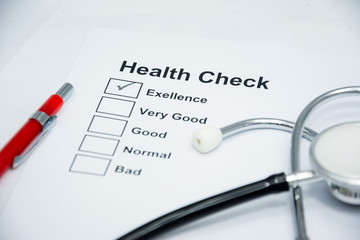 health announ check list of person every year