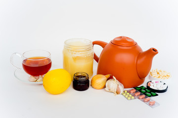 A lot of colorful pills