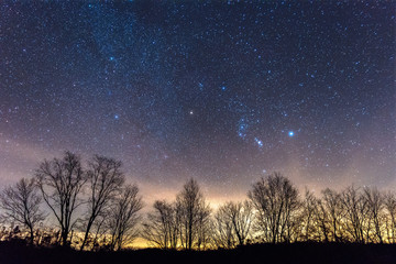 Fototapeta na wymiar Orion Constellation