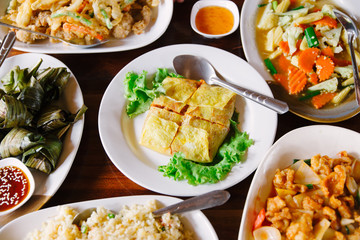 Typical Thailand fried food. Asian flavours.
