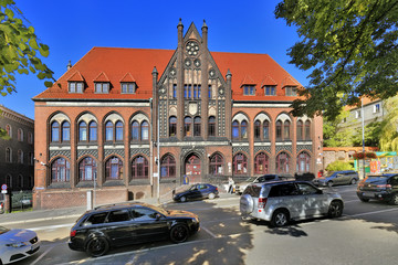 Poland – Lower Silesia – Walbrzych – Historical Post Office building by the Slowackiego street