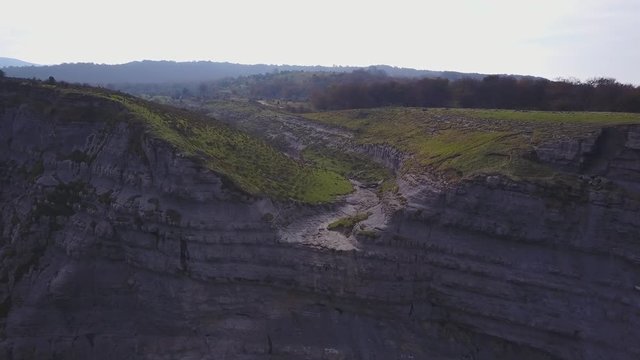 Delika Canyon with tributary of the river Nervion, Spain