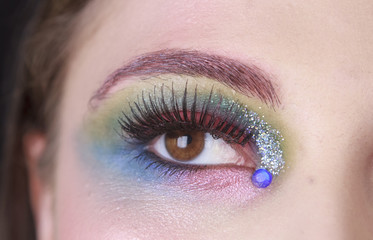 Obraz premium woman, girl, beauty, fashion, beautiful, model, style, close, face, person