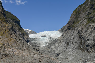 Franz Josef glacier in New Zealand Southland