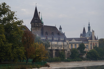 Fototapeta premium The Vajdahunyad Castle in Budapest