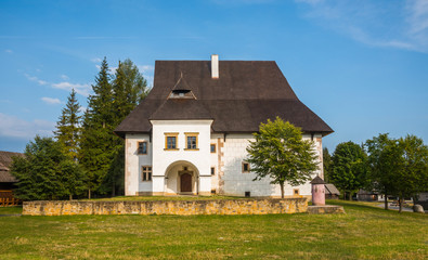 Fototapeta na wymiar Typical Slovakian Manor House in Liptov Region, Slovakia