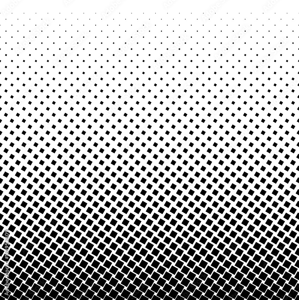 Poster halftone square dot vector texture. halftone pattern tone background