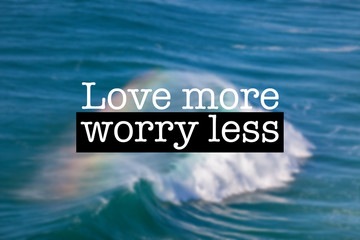 Inspirational motivation quote Giant Ocean Wave