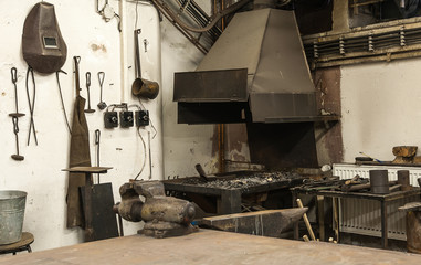 The blacksmith workshop