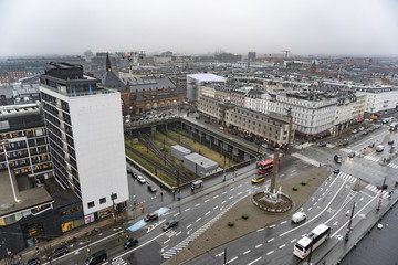 Fototapeta premium View of Copenhagen trainstation