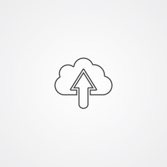 Upload cloud icon
