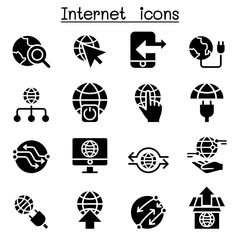 Internet icon set