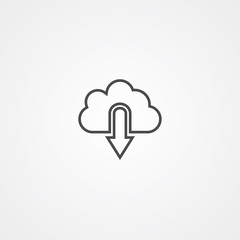 Download cloud icon