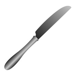 Isolated knife illustration