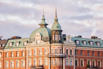 Old architecture in Stockholm city.