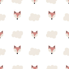 Cute Seamless Pattern, Scandinavian style