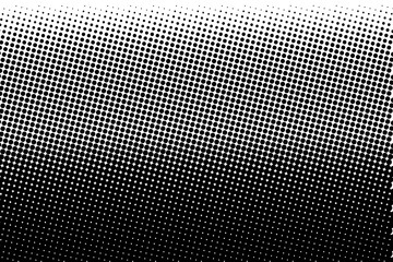 Halftone background. Comic dotted pattern. Pop art style. Backdrop with circles, dots, rounds design element Black, white color. 