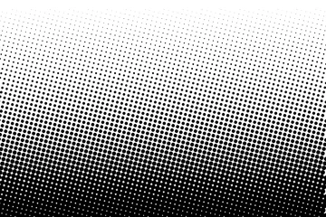 Poster de jardin Pop Art Halftone background. Comic dotted pattern. Pop art style. Backdrop with circles, dots, rounds design element Black, white color. 