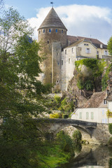 Fototapeta na wymiar Semur-en-Auxois Bourgogne France