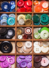 Fototapeta premium Colorful buttons macro