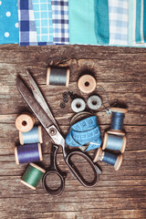 Retro sewing items
