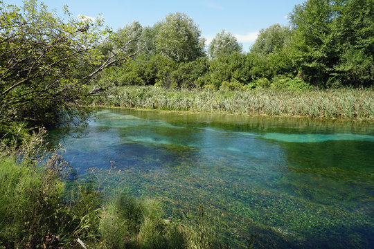Fiume Tirino, Abruzzo