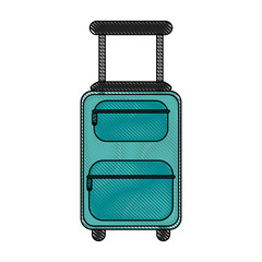 Travel luggage isolated