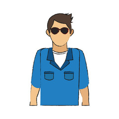 Young man with sunglasses