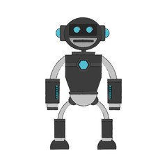 Cute robot cartoon