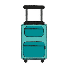 Travel luggage isolated