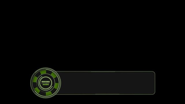 Play Lower Third Green Alpha Channel