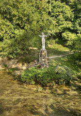 Sculpture of Jesus Christ in Janow Lubelski. Poland