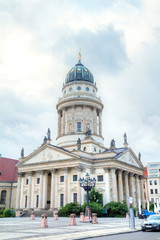 Fototapeta na wymiar French cathedral (Franzosischer Dom) in Berlin