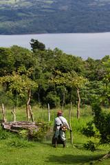 Mowing in Costa Rica