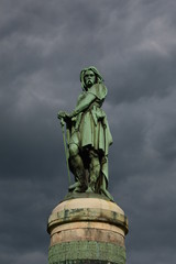 The emblematic statue of  Vincingetorix