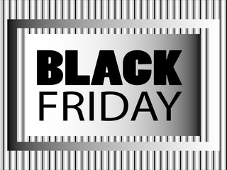 black friday vector with stripes 